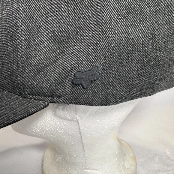 Fox Moto Dark Gray Baseball Hat Created To Destroy Black Patch OSFA SnapBack - Picture 7 of 13
